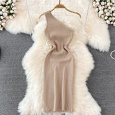 Robe asymétrique en tricot Steph
